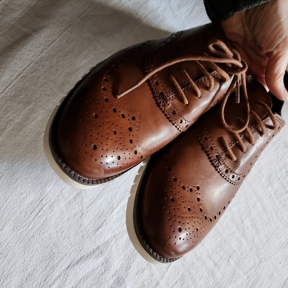 Cole Haan ZeroGrand Wing‎ Oxford British Tan Sz. 8 Shoes main image 7